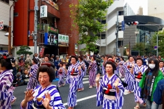 元気川口・御成道サンバ行列（川口宿コース）